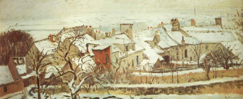 Camille Pissarro Winter Sweden oil painting art